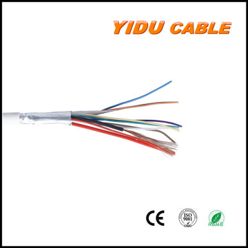 Multi Core Unshield Copper PVC Jacket 4 Core 24AWG Security Alarm Cable